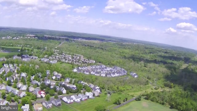 view of aerial view