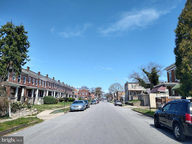 view of road