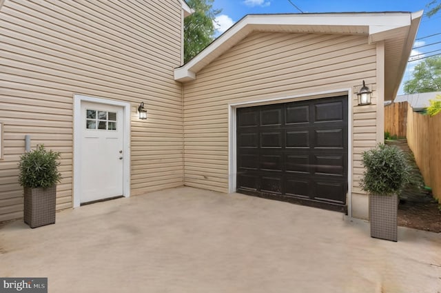 2764 Bellview Dr, Bensalem, PA 19020 - garage featuring fence and driveway