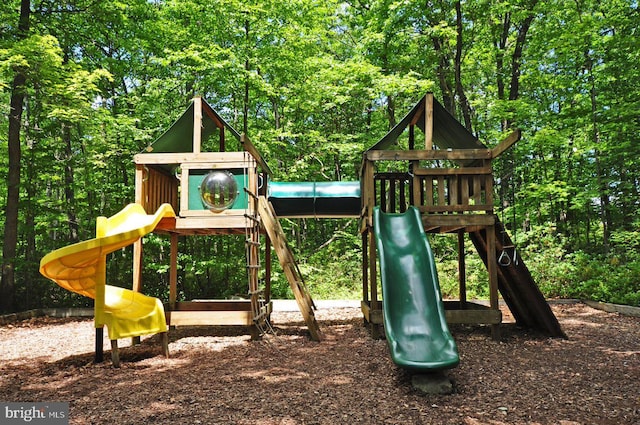 view of play area