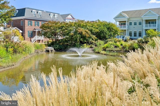 view of water feature