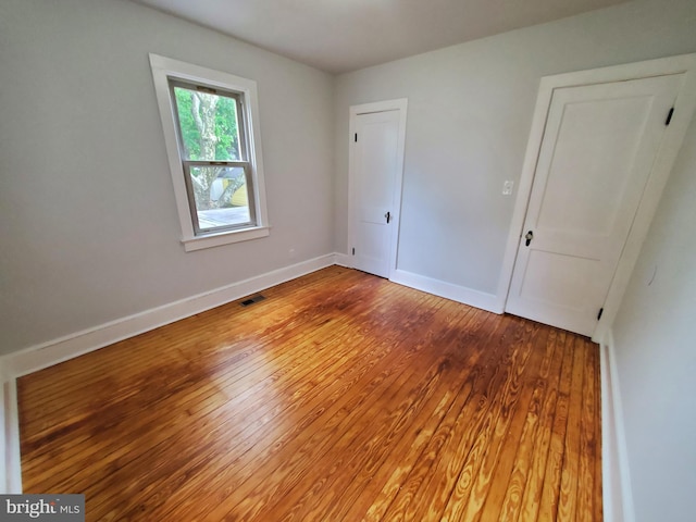 interior space with light hardwood / wood-style flooring