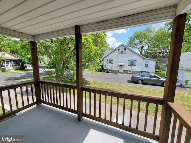 exterior space featuring a garage