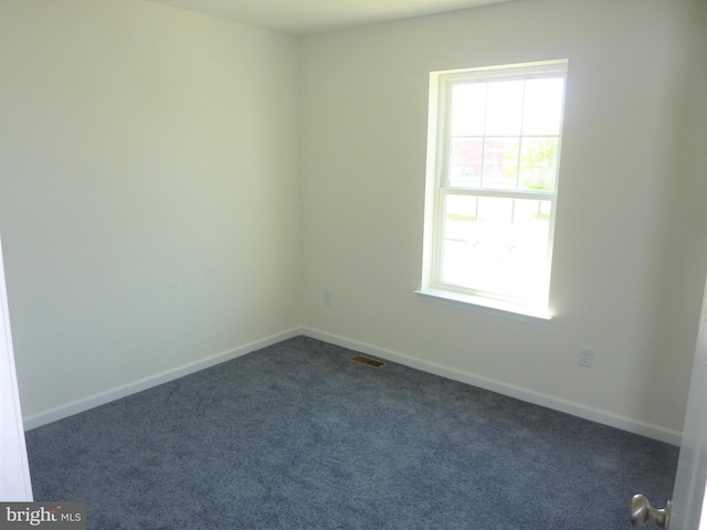 carpeted empty room with a wealth of natural light