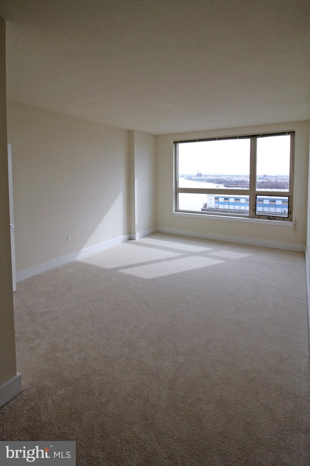 empty room with carpet floors