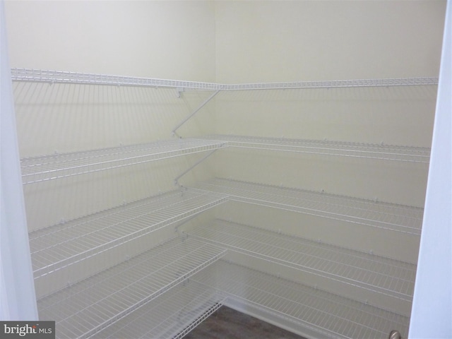 view of pantry