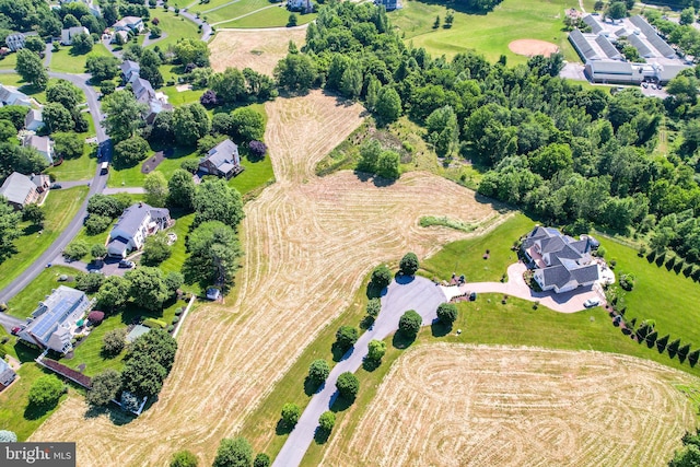 view of aerial view