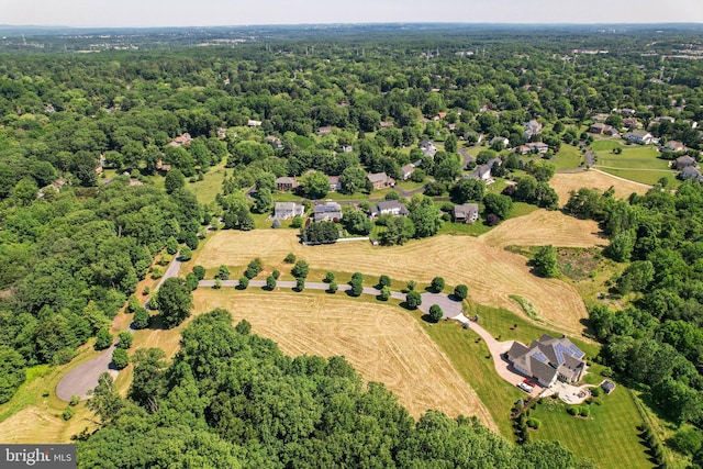 view of drone / aerial view