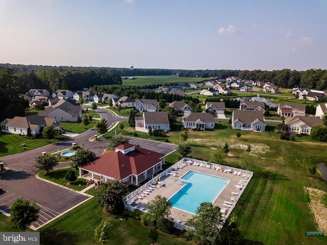 view of aerial view