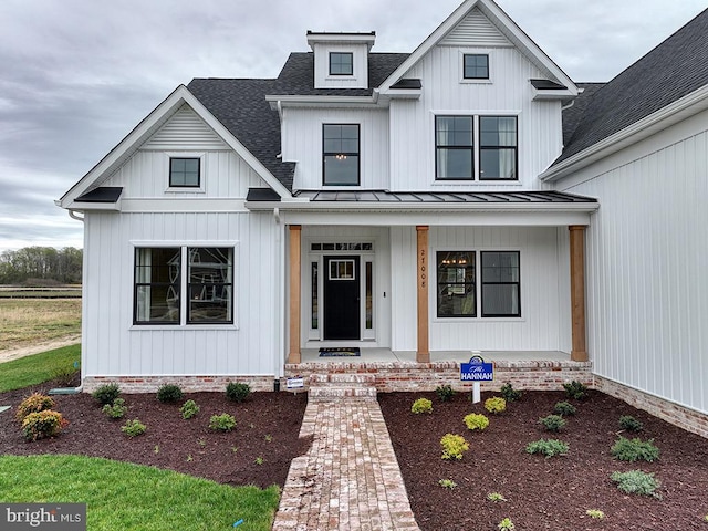 exterior space featuring a porch