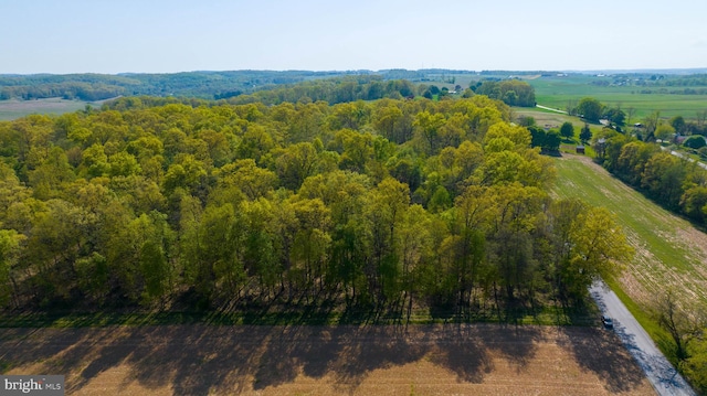 view of aerial view