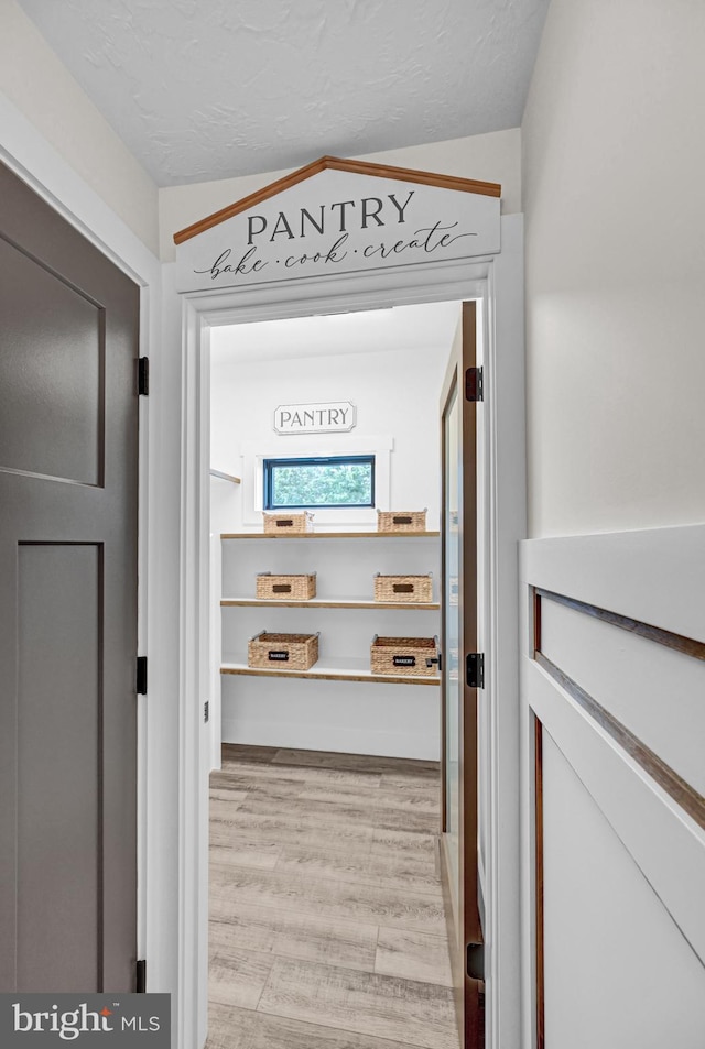 view of pantry