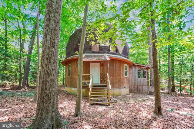 view of front of home