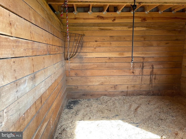 view of horse barn