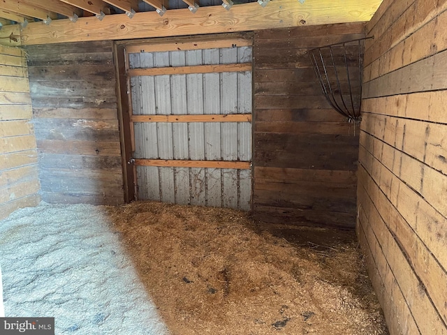 view of horse barn