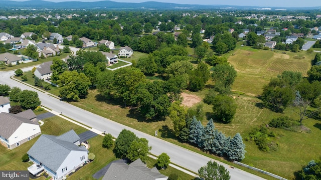 view of aerial view