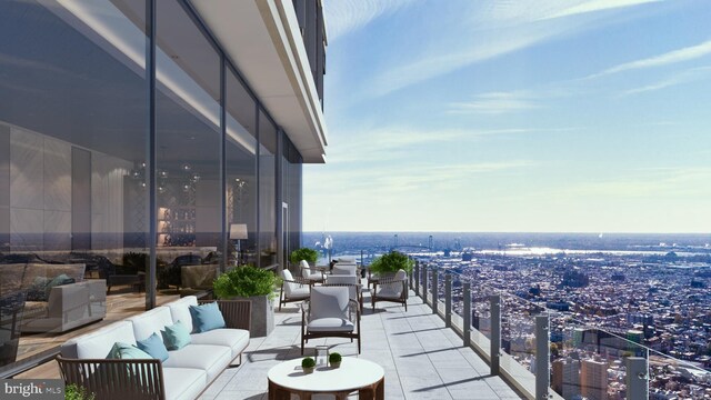 balcony with outdoor lounge area