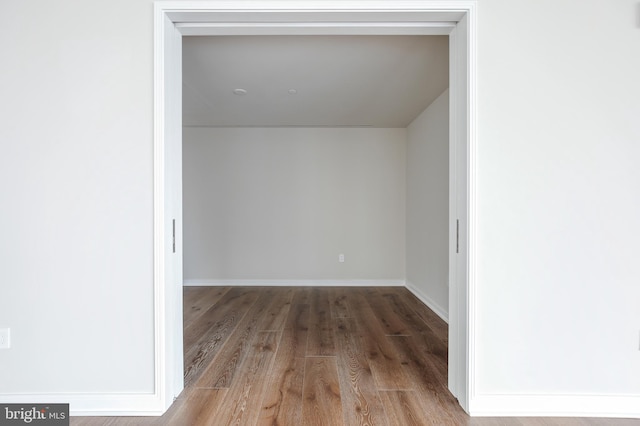 interior space with light wood-type flooring