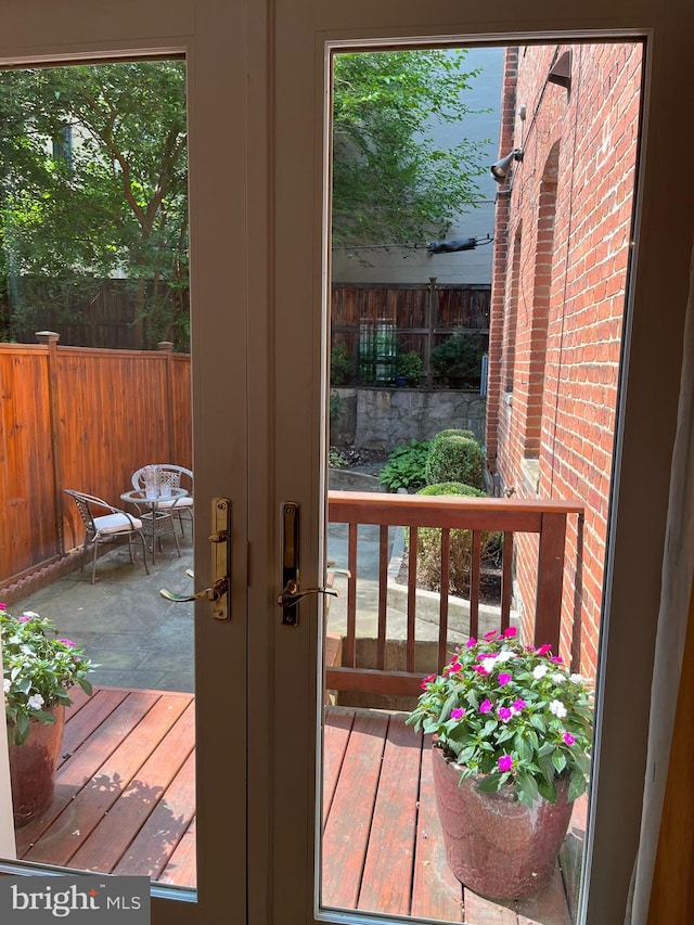 entryway with plenty of natural light