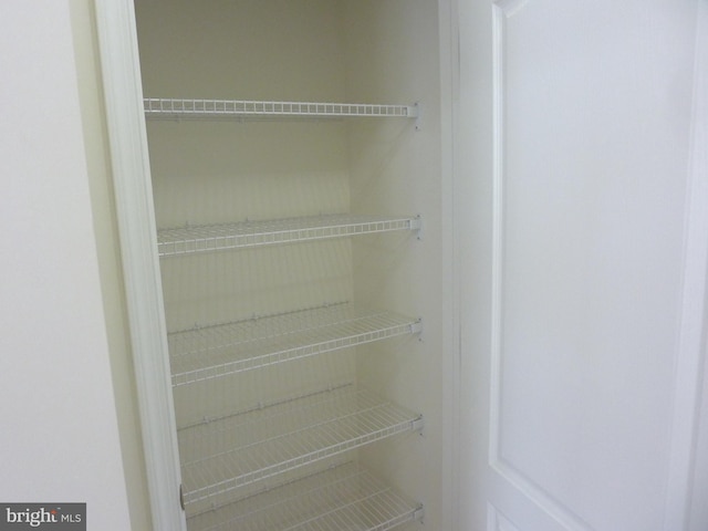 view of pantry