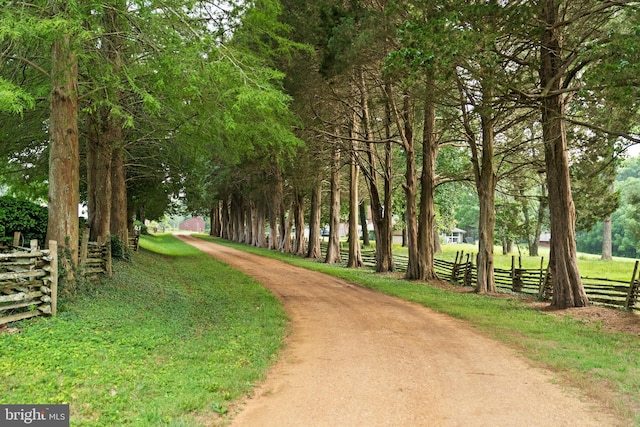 view of nearby features with a lawn