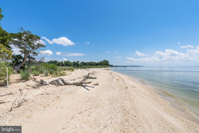 water view featuring a view of the beach