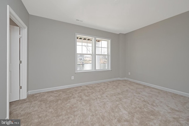 interior space with light carpet