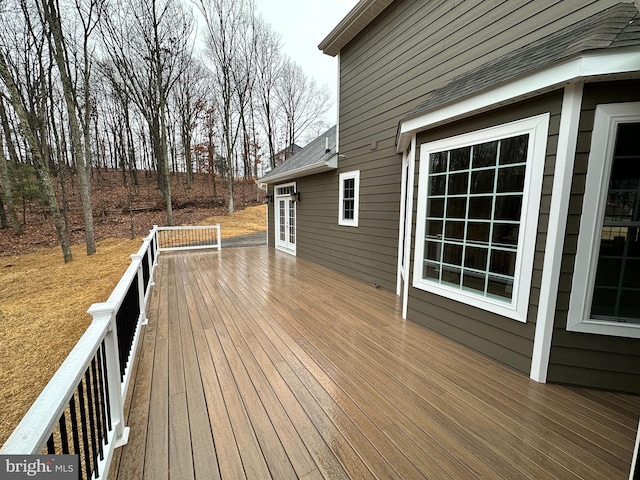 view of deck