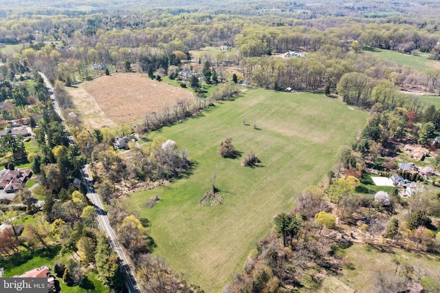 view of aerial view