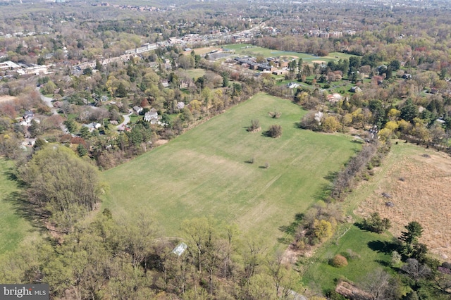 view of aerial view