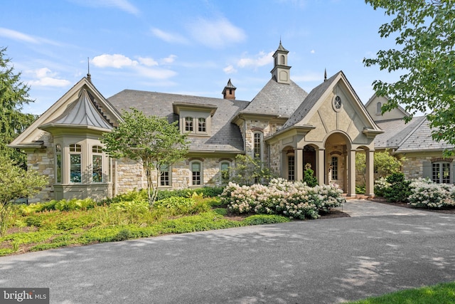 view of french country home