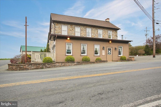 view of colonial-style house