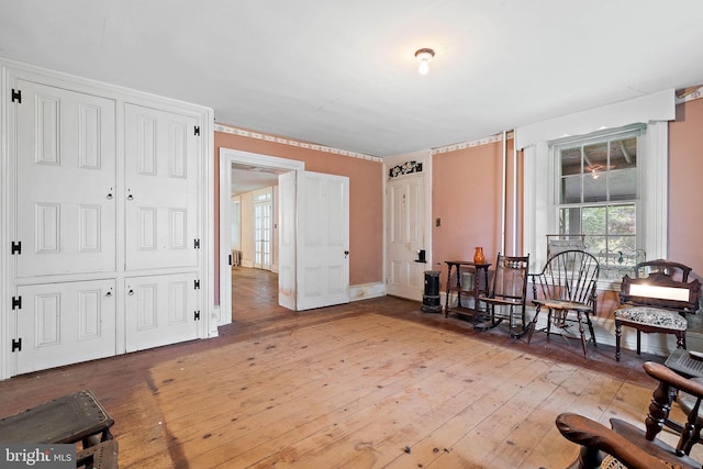 interior space featuring light hardwood / wood-style flooring