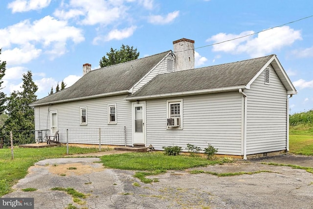 view of rear view of property