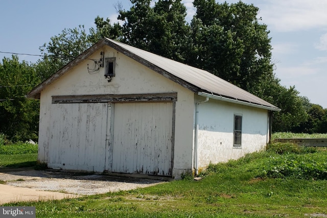 view of shed / structure