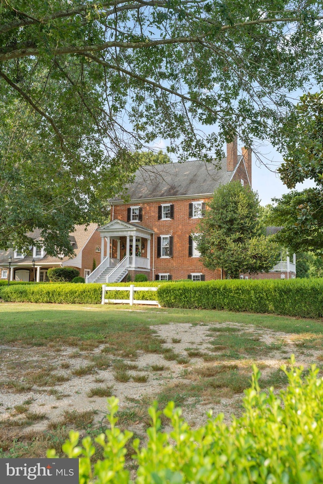 view of front of home