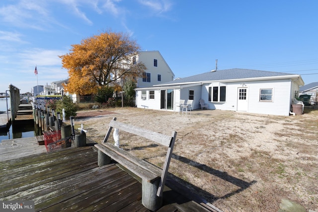 view of back of property