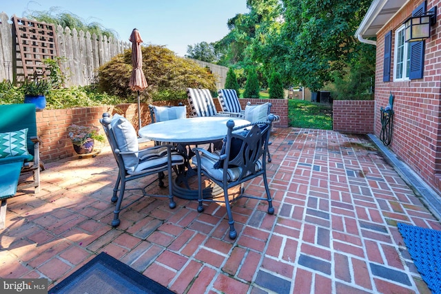 view of patio / terrace