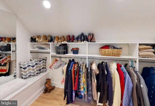 view of closet