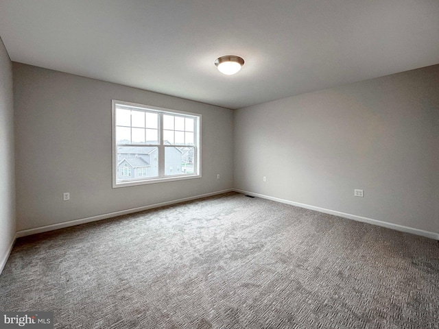 spare room featuring carpet floors