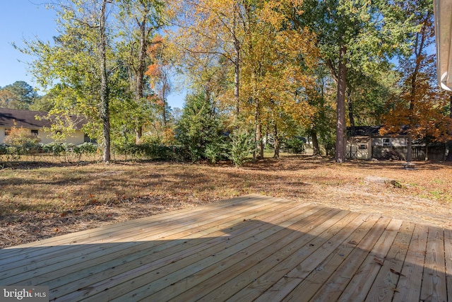 view of deck