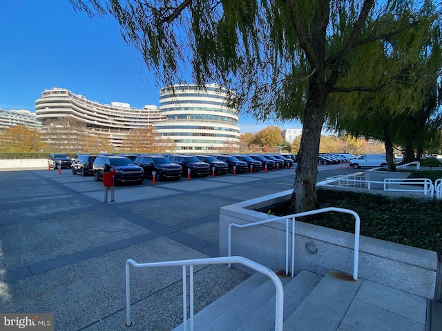 view of vehicle parking