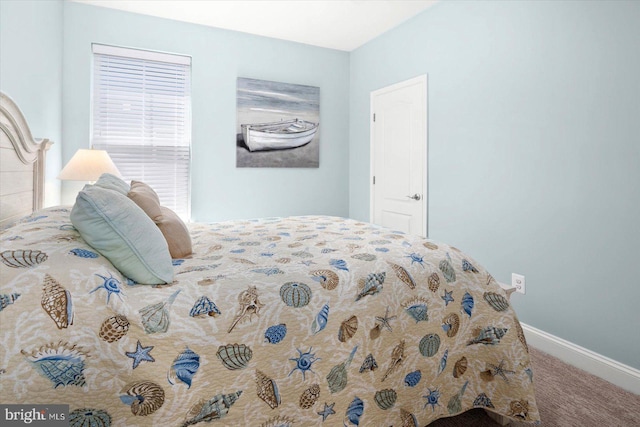 bedroom featuring carpet flooring