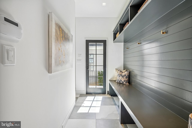 view of mudroom