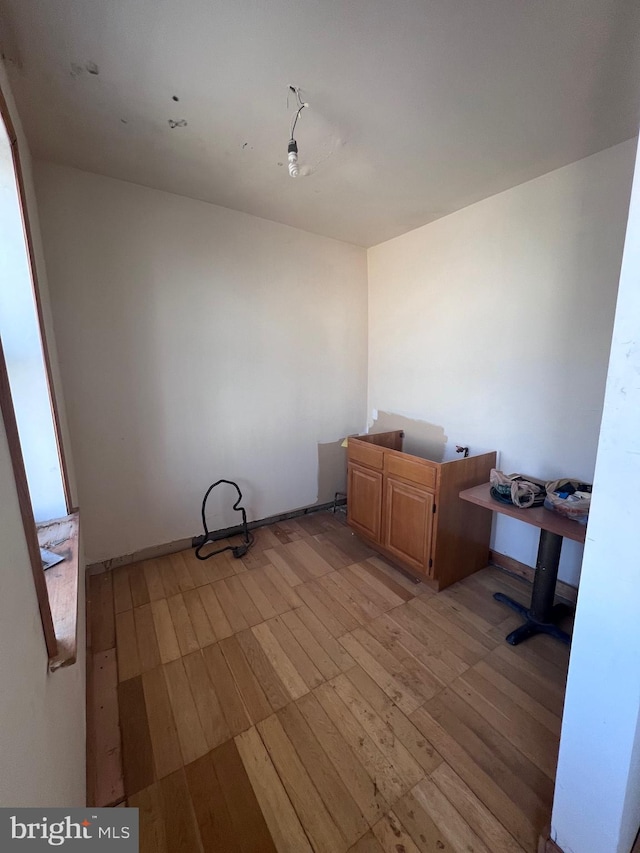 misc room featuring light hardwood / wood-style flooring