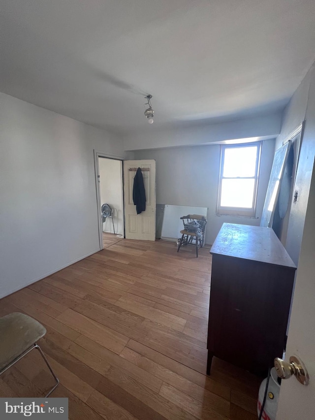 interior space with light wood-type flooring