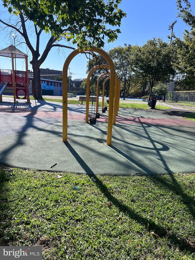 surrounding community featuring a playground