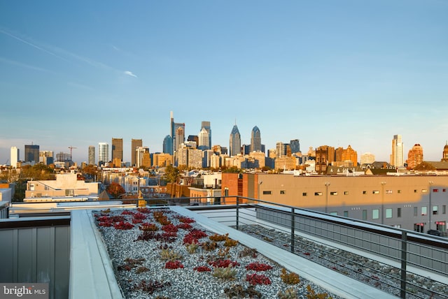 view of property's view of city