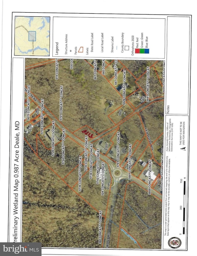 5741 Deale Churchton Rd, Deale MD, 20751 land for sale