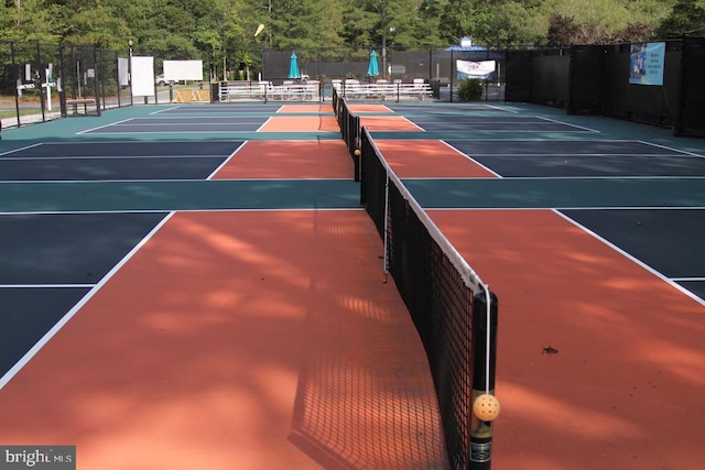 view of basketball court